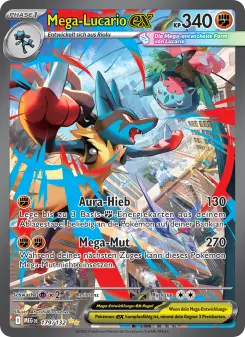 Pokémon-Karte Mega-Lucario-ex 179/132