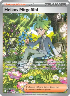 Pokémon-Karte Heikos Mitgefühl 186/132