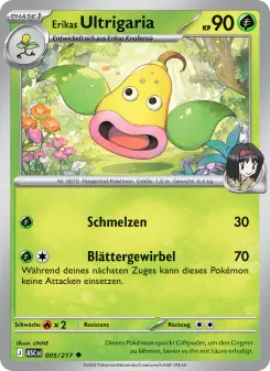 Pokémon-Karte Erikas Ultrigaria 005/217