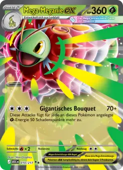 Pokémon-Karte Mega-Meganie-ex 010/217