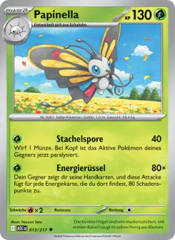 Pokémon-Karte Papinella 013/217