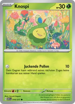 Pokémon-Karte Knospi 016/217