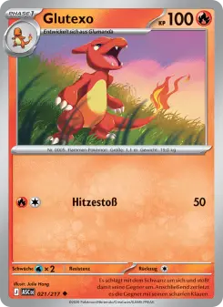 Pokémon-Karte Glutexo 021/217