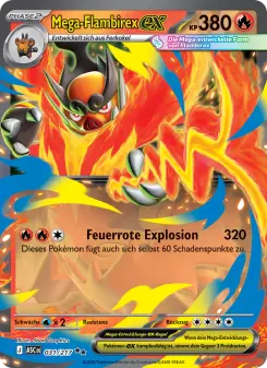 Pokémon-Karte Mega-Flambirex-ex 031/217