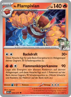 Pokémon-Karte Ns Flampivian 033/217