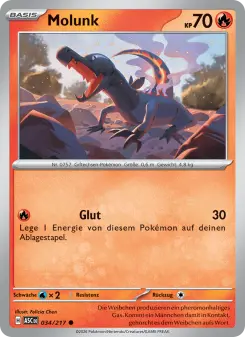 Pokémon-Karte Molunk 034/217