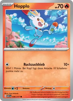 Pokémon-Karte Hopplo 036/217