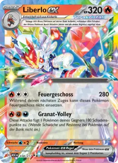 Pokémon-Karte Liberlo-ex 038/217