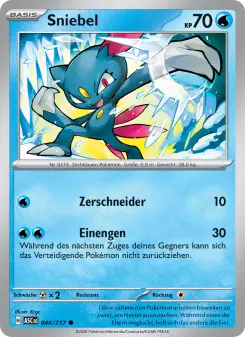 Pokémon-Karte Sniebel 044/217