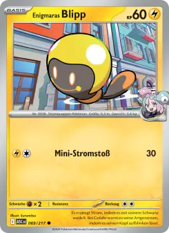 Pokémon-Karte Enigmaras Blipp 069/217