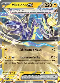 Pokémon-Karte Miraidon-ex 073/217