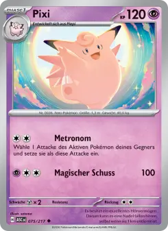 Pokémon-Karte Pixi 075/217
