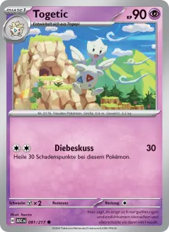 Pokémon-Karte Togetic 081/217