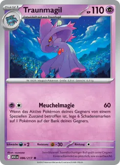 Pokémon-Karte Traunmagil 086/217