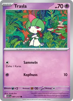 Pokémon-Karte Trasla 087/217