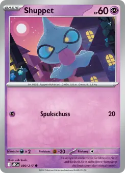 Pokémon-Karte Shuppet 090/217
