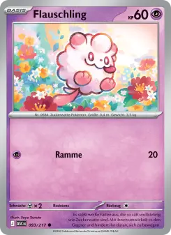 Pokémon-Karte Flauschling 093/217