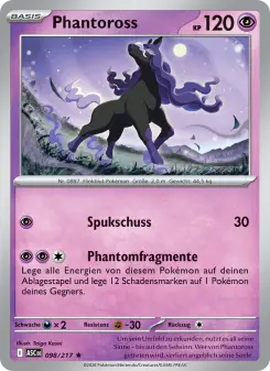 Pokémon-Karte Phantoross 098/217
