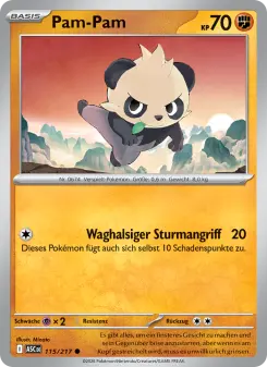 Pokémon-Karte Pam-Pam 115/217