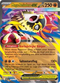 Pokémon-Karte Mega-Resladero-ex 116/217