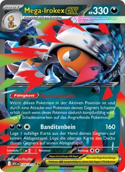 Pokémon-Karte Mega-Irokex-ex 135/217