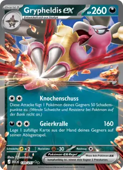 Pokémon-Karte Grypheldis-ex 139/217