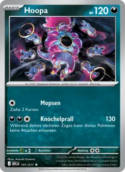 Pokémon-Karte Hoopa 141/217
