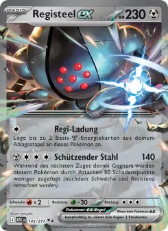 Pokémon-Karte Registeel-ex 145/217
