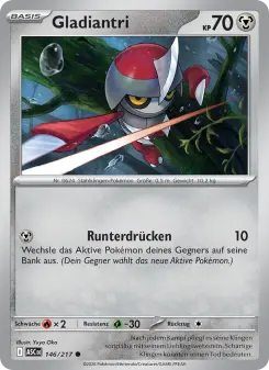 Pokémon-Karte Gladiantri 146/217