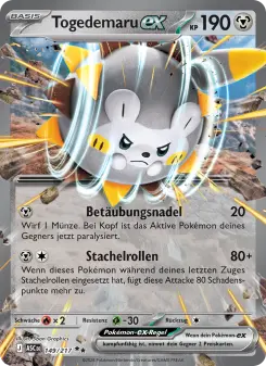 Pokémon-Karte Togedemaru-ex 149/217