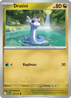 Pokémon-Karte Dratini 150/217