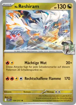 Pokémon-Karte Ns Reshiram 154/217