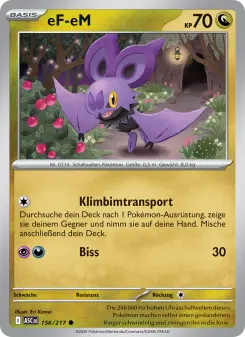 Pokémon-Karte eF-eM 156/217