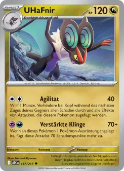 Pokémon-Karte UHaFnir 157/217