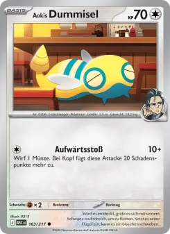 Pokémon-Karte Aokis Dummisel 163/217