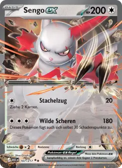 Pokémon-Karte Sengo-ex 167/217