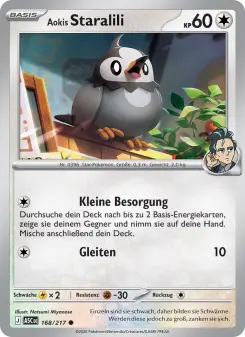 Pokémon-Karte Aokis Staralili 168/217