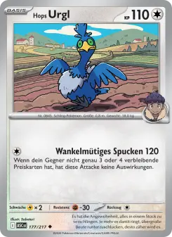 Pokémon-Karte Hops Urgl 177/217