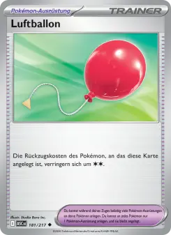 Pokémon-Karte Luftballon 181/217