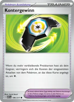 Pokémon-Karte Kontergewinn 186/217