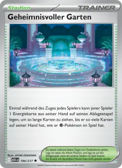 Pokémon-Karte Geheimnisvoller Garten 194/217