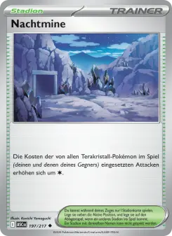 Pokémon-Karte Nachtmine 197/217