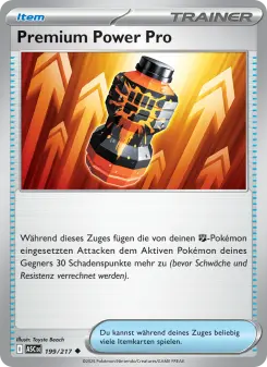 Pokémon-Karte Premium Power Pro 199/217
