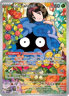 Pokémon-Karte Erikas Tangela 218/217