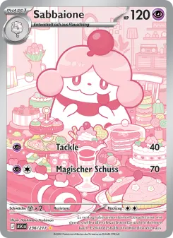 Pokémon-Karte Sabbaione 236/217