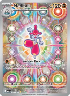 Pokémon-Karte Meditalis 241/217