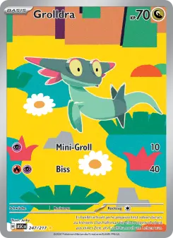 Pokémon-Karte Grolldra 247/217