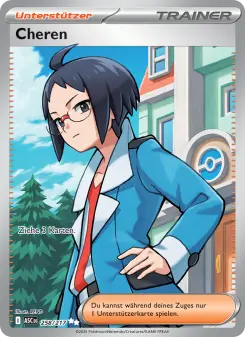 Pokémon-Karte Cheren 258/217