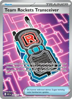 Pokémon-Karte Team Rockets Transceiver 263/217