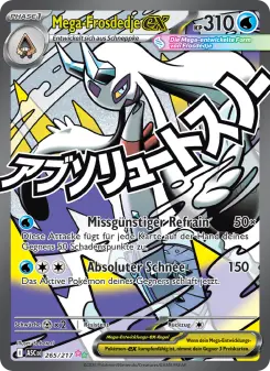 Pokémon-Karte Mega-Frosdedje-ex 265/217